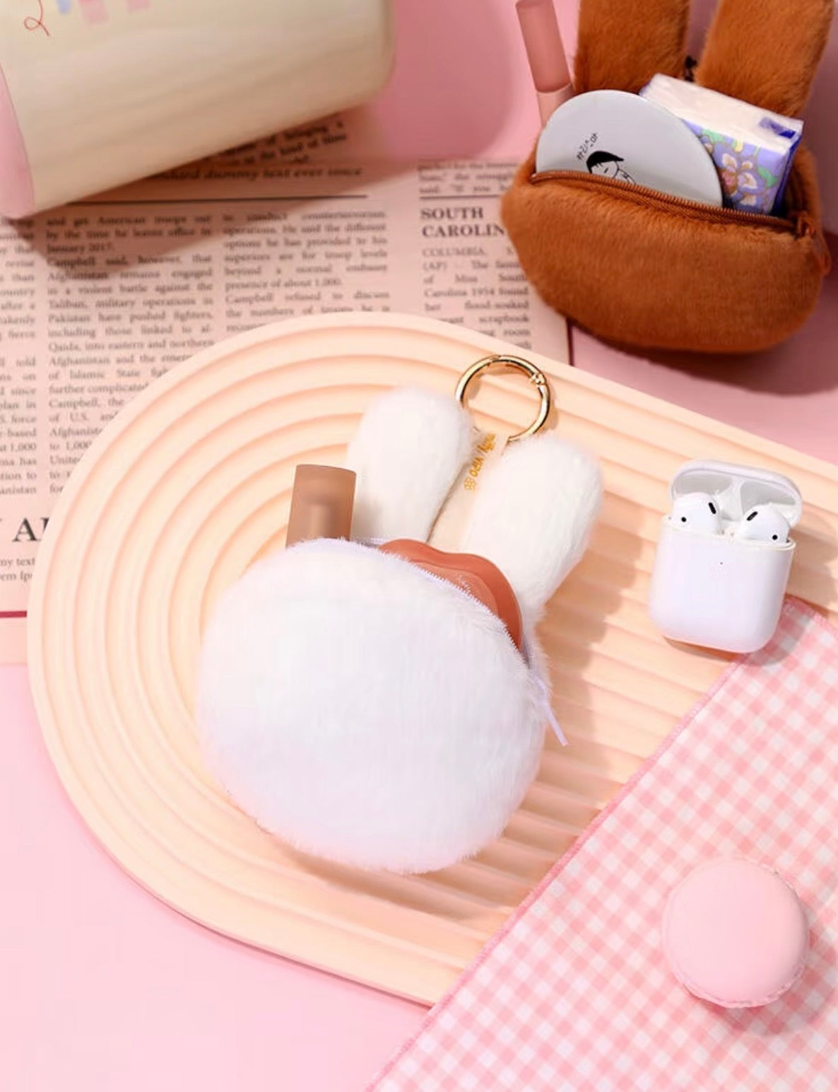 (Pre-Order) VIPO · Real Miffy plush earphone/coin purse charm
