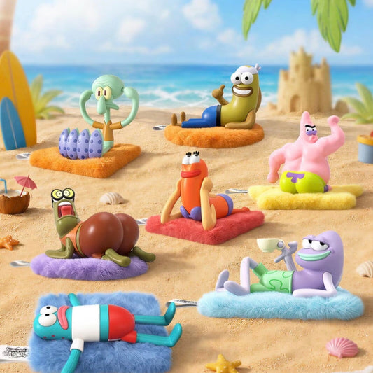 (Pre-Order) Bikini Bottom Residents [Chill All Summer] Series Fragrance Plush Blind Box