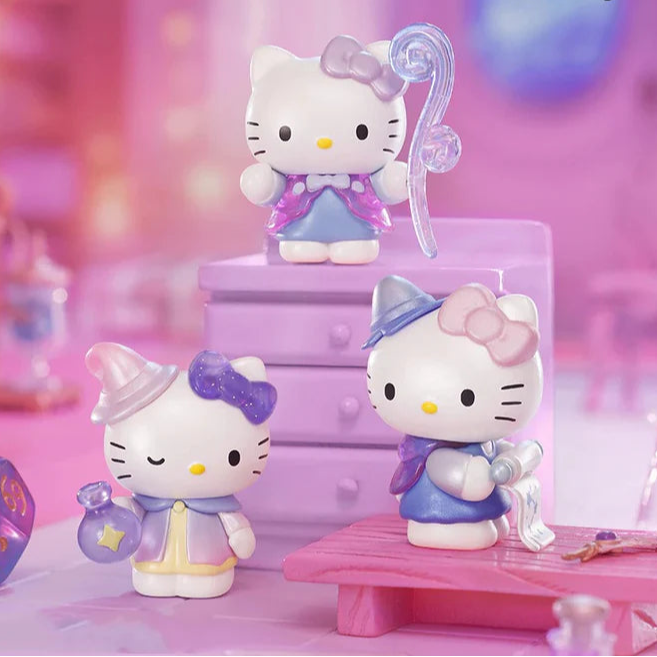 Hello-Kitty Astrology Study Series Mini Beans Figures, Blind Bag