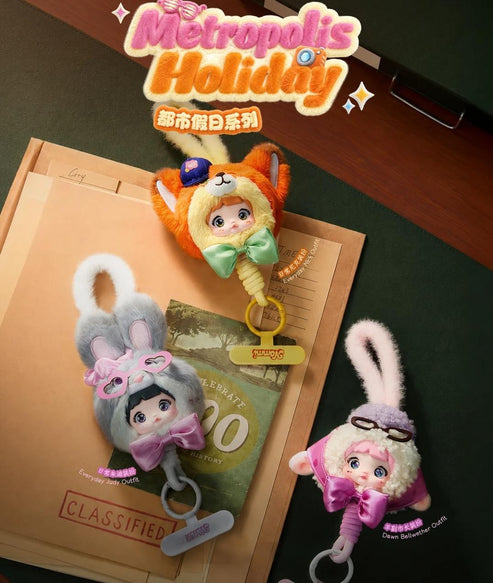 (Pre-Order) Nommi Zootopia Urban Holiday Series Plush Phone Strap Blind Box