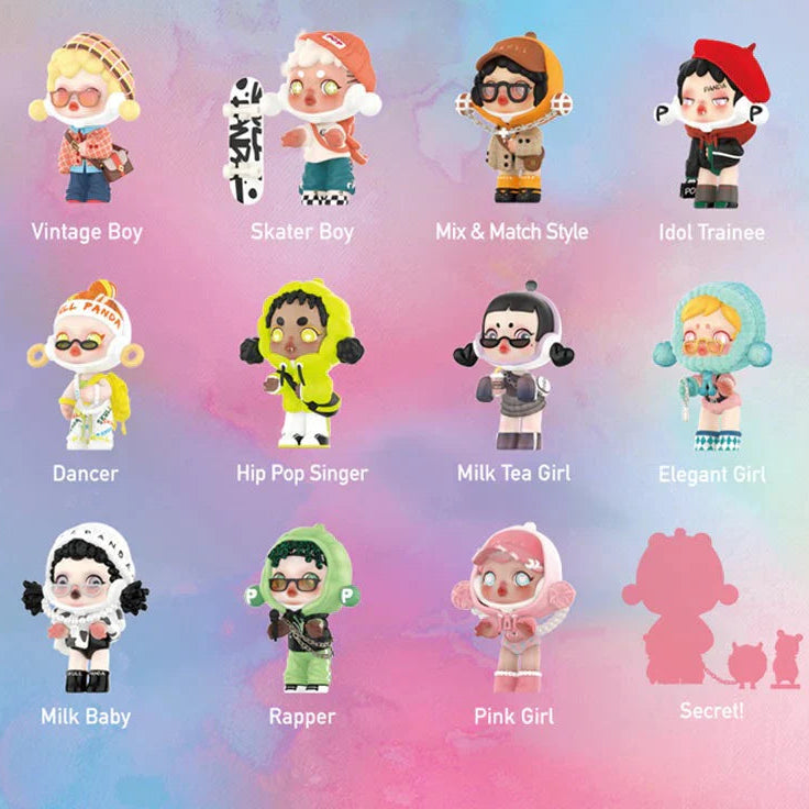 Skullpanda Hypepanda Series Figures, Blind Box