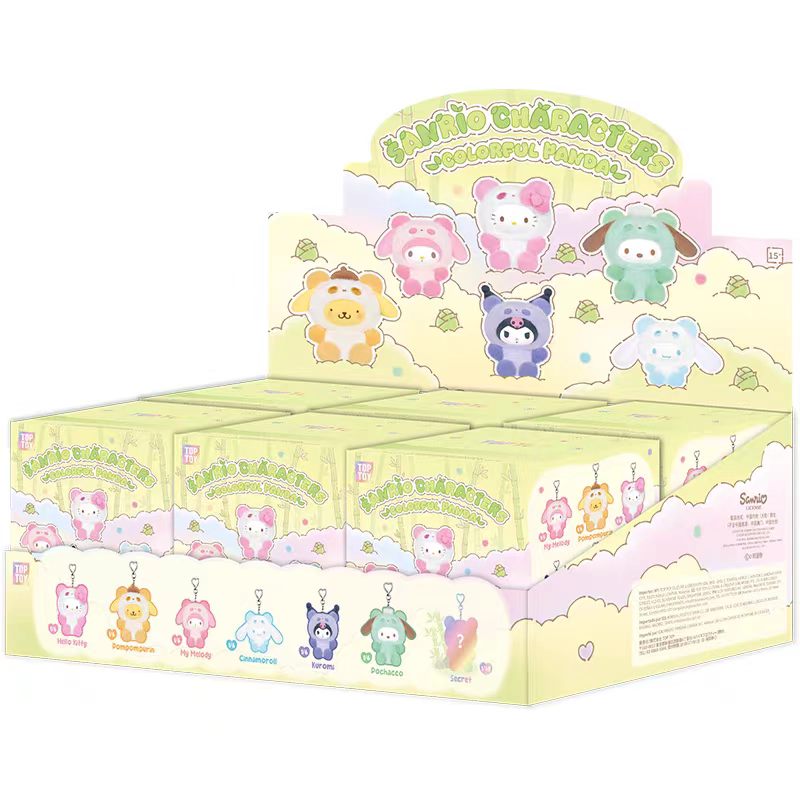 Sanrio Panda Roll Vinyl Flock Blind Box