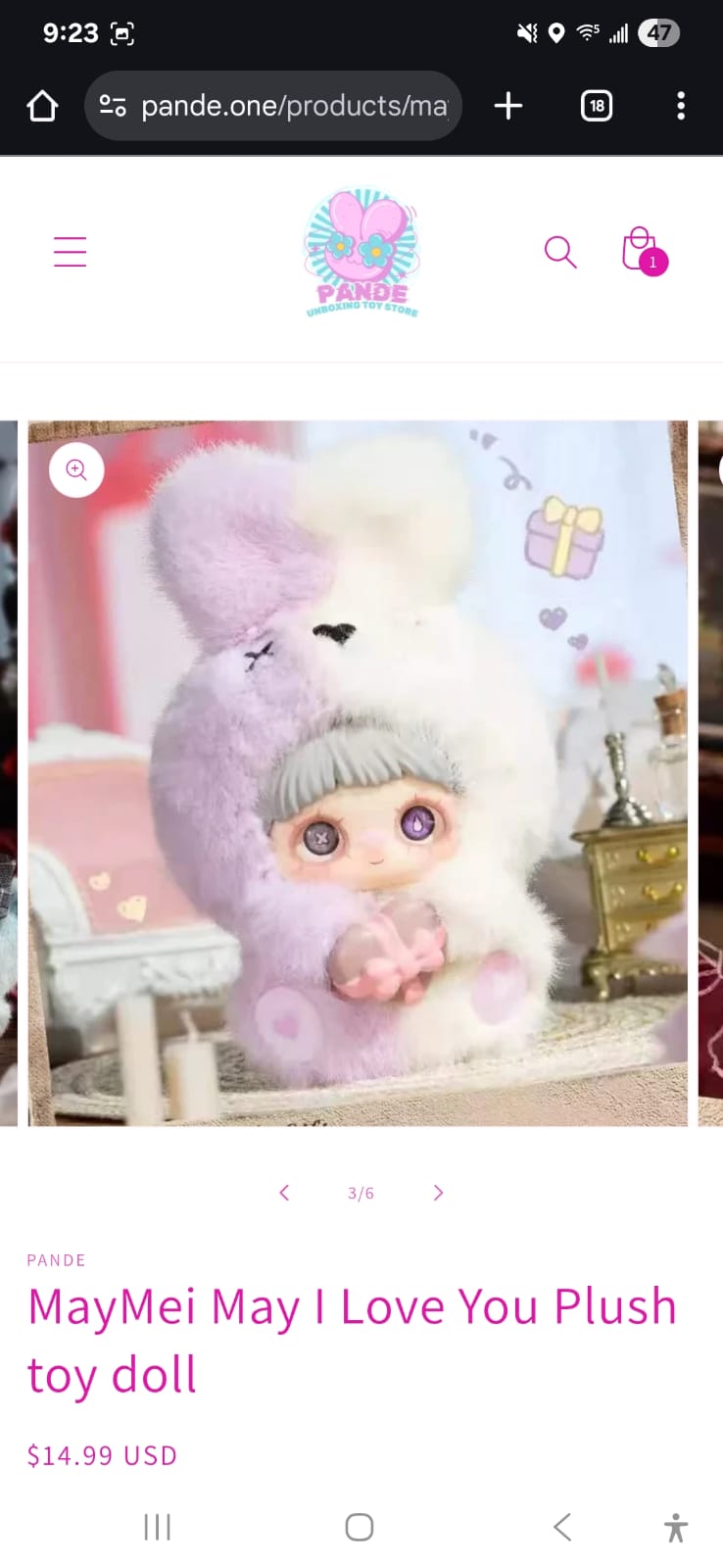 $1 of The link to pay for price difference