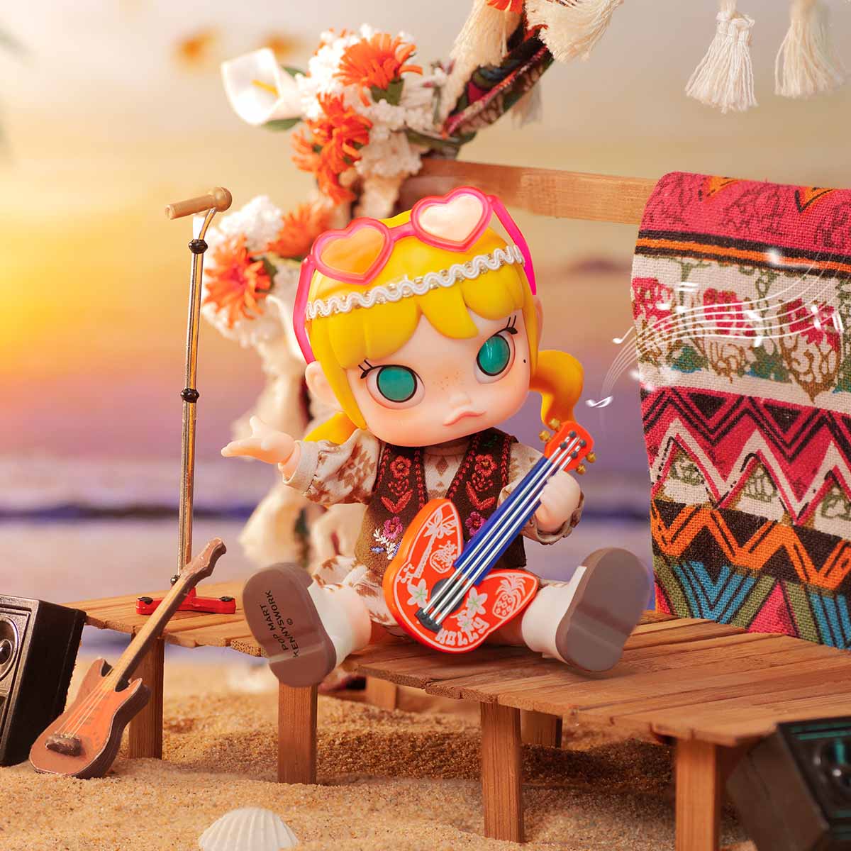 （Pre-Order 2-3 Days）MOLLY Beach Music Festival Action Figure