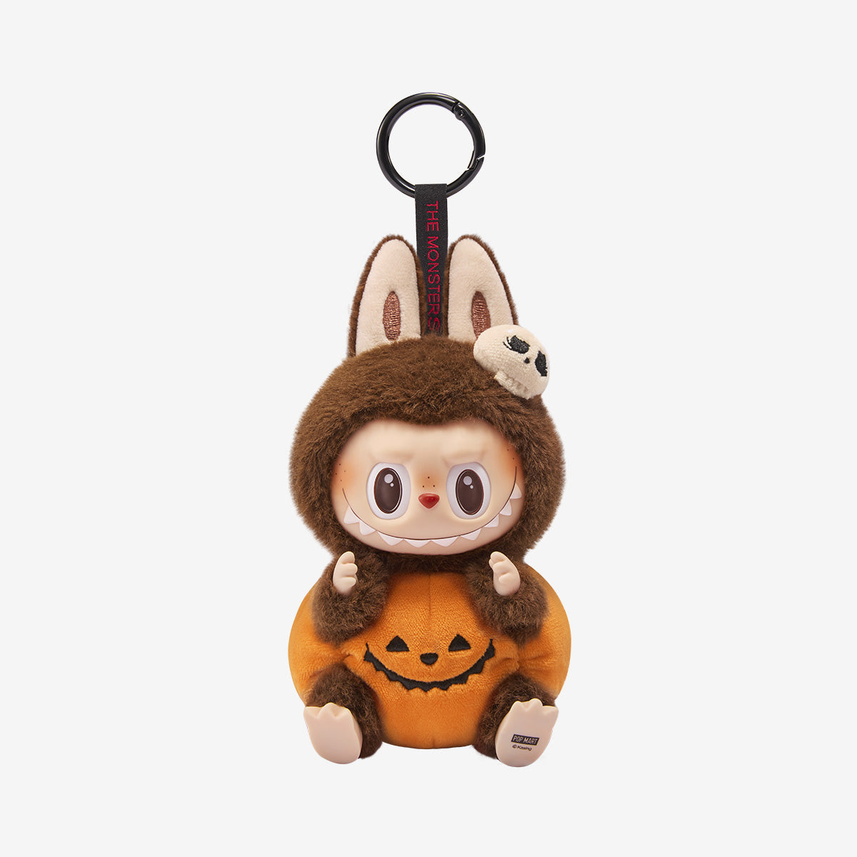 (PO 2 days)Happy Halloween Party Series-Sitting Pumpkin Vinyl Plush Pendant