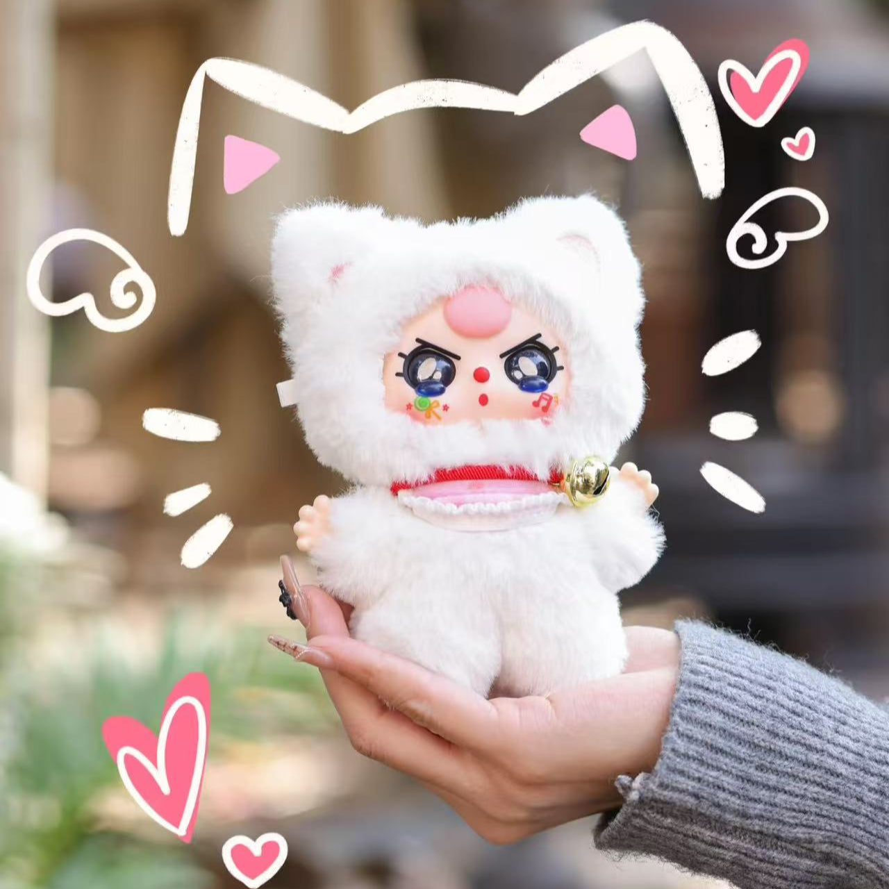 Baby Three Billionaire Cat Series Plush Blind Box