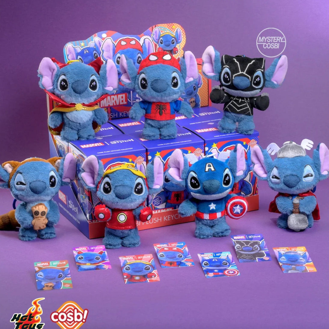 Marvel Stitch COSBI Plush Pendant Blind Box