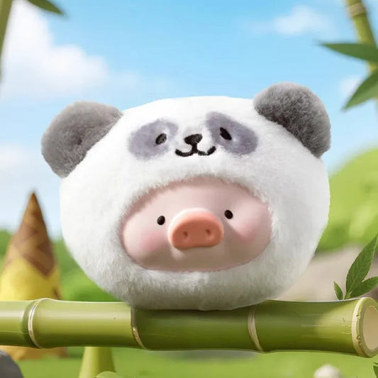 LULU The Piggy Animal Party Plush Silicone Earphone Bag Blind Box