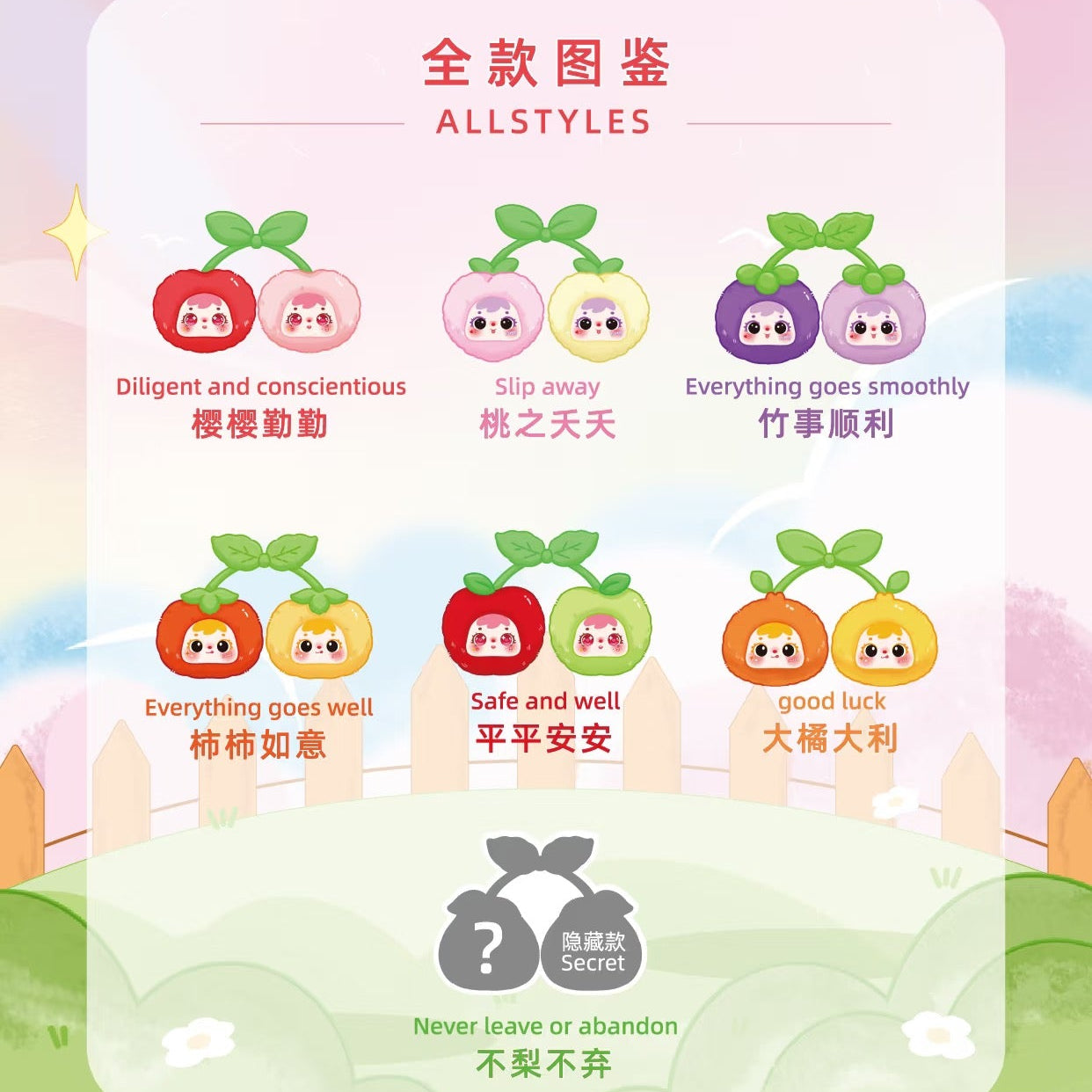 Samuel Tyke Little Cherry Fruit Plush Blind Boxes Series