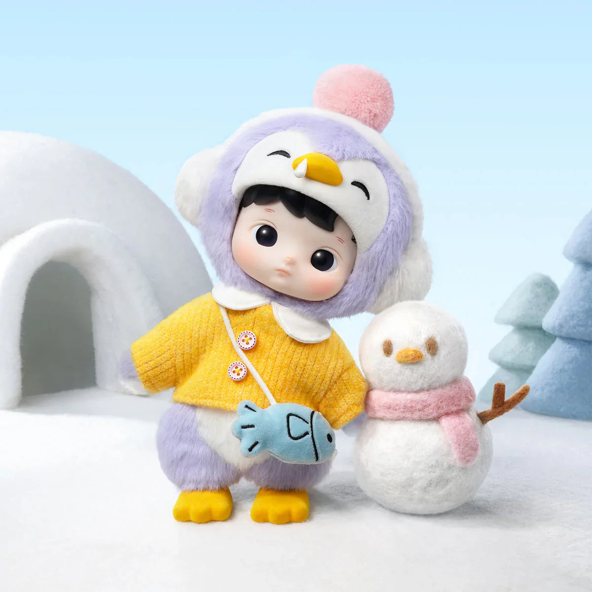 (Pre-Order 2 days)HACIPUPU Penguin 1/8 Action BJD Figure