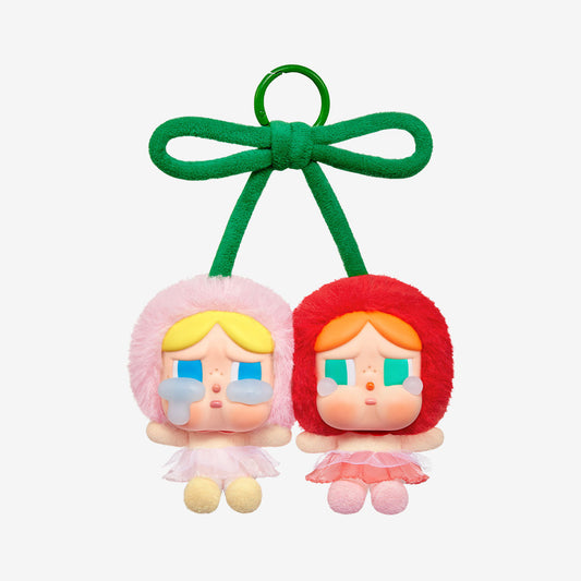 (PO 2 days)CRYBABY Crying For Love Series-Vinyl Plush Hanging Card (Love You Cherry Much)
