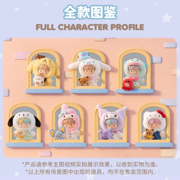 zZoton x Sanrio Love-League Buddies Series Plush Blind Box