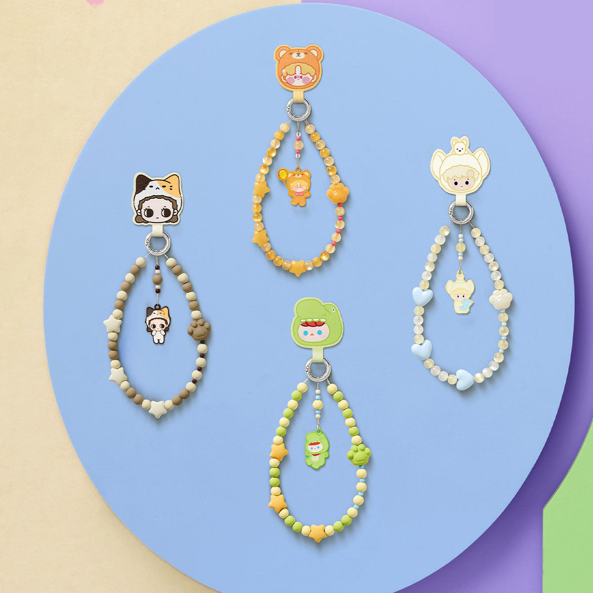 POP BEAN Pajama Party mobile phone chain