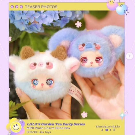 Liila's Garden Tea Party Series Mini Plush Pendant Blind Box
