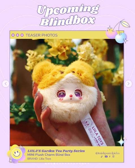 Liila's Garden Tea Party Series Mini Plush Pendant Blind Box