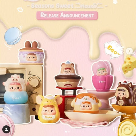BAOBAO SeasonsSweetHouse squeeze toy Blind Box