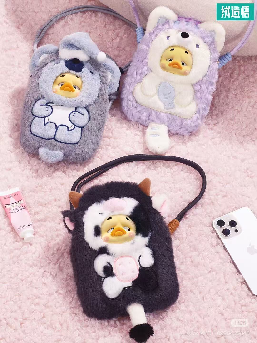 Upsetduck STAY WITH YOU DUCK Plush Phone Bag