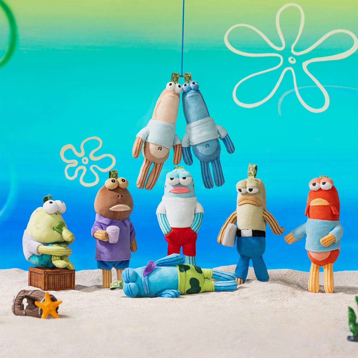 (Pre-Order)Bikini Bottom Buddies - Whimsical Plush