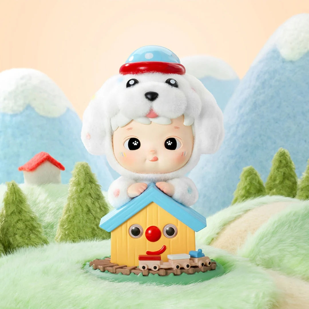 (Pre-Order)Hacipupu Cotton Candy Puppy Hanging Card Dolls