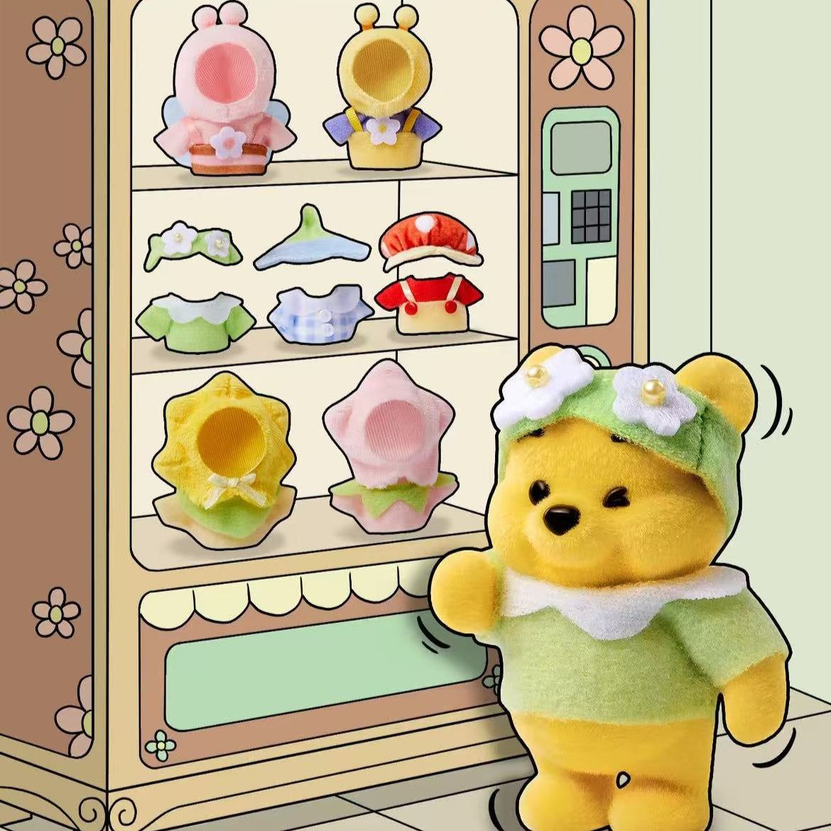 Miniso Winnie The Pooh Crush Garden Figure Blind Box