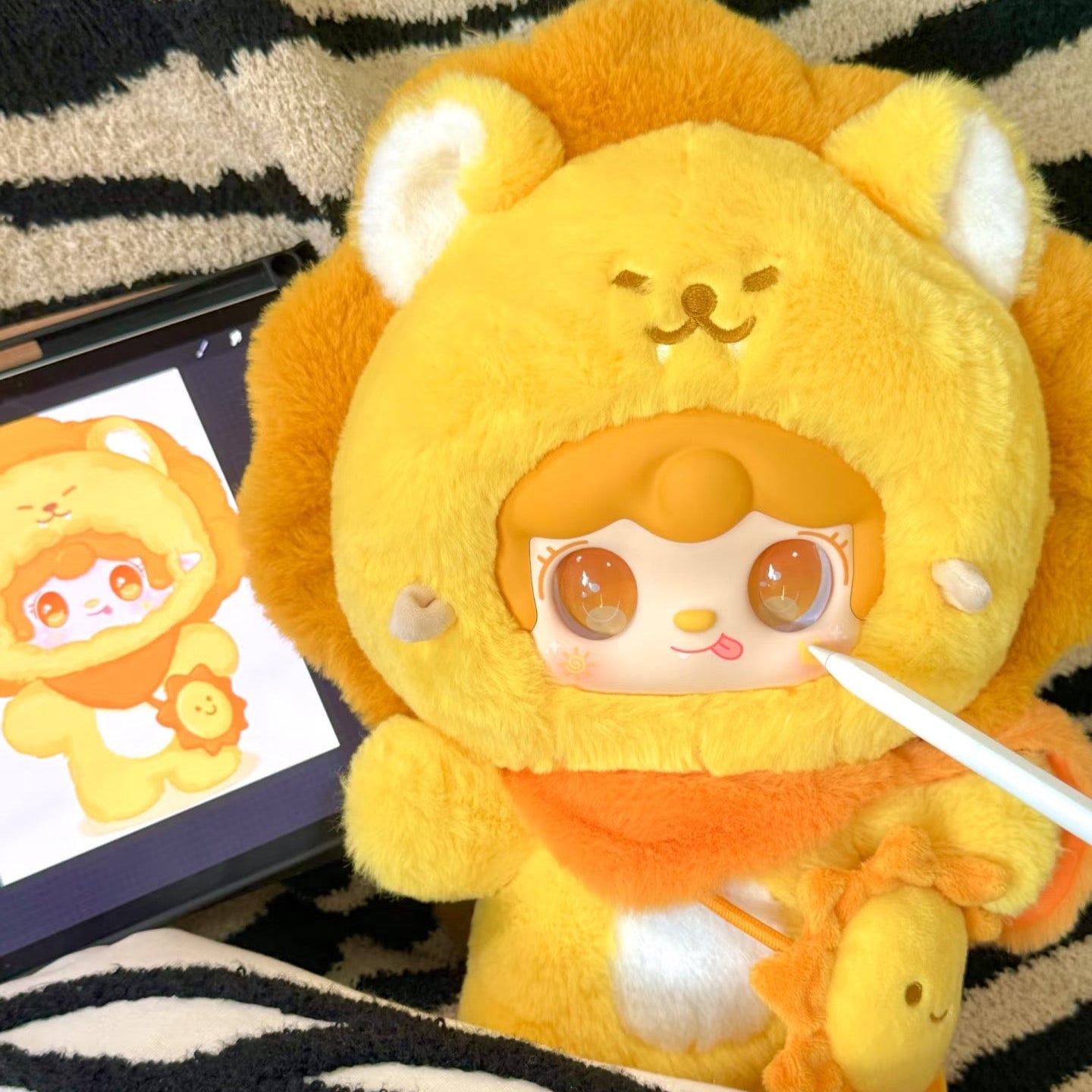 (QDF ToyCon)Yooki Lion Leo 400% Limited Hanging Card