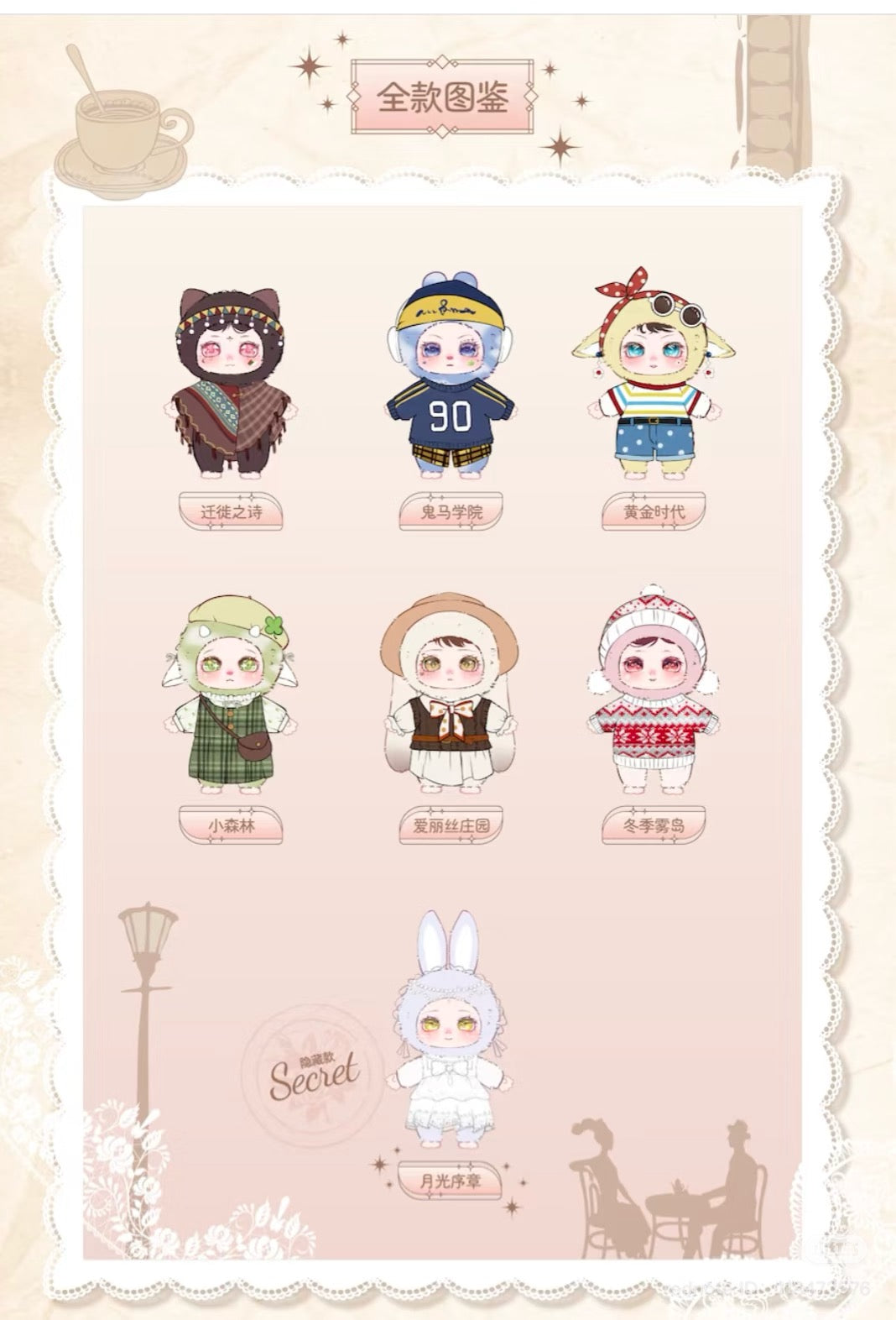 LOKIKI 400% Retro Series plush doll blind box