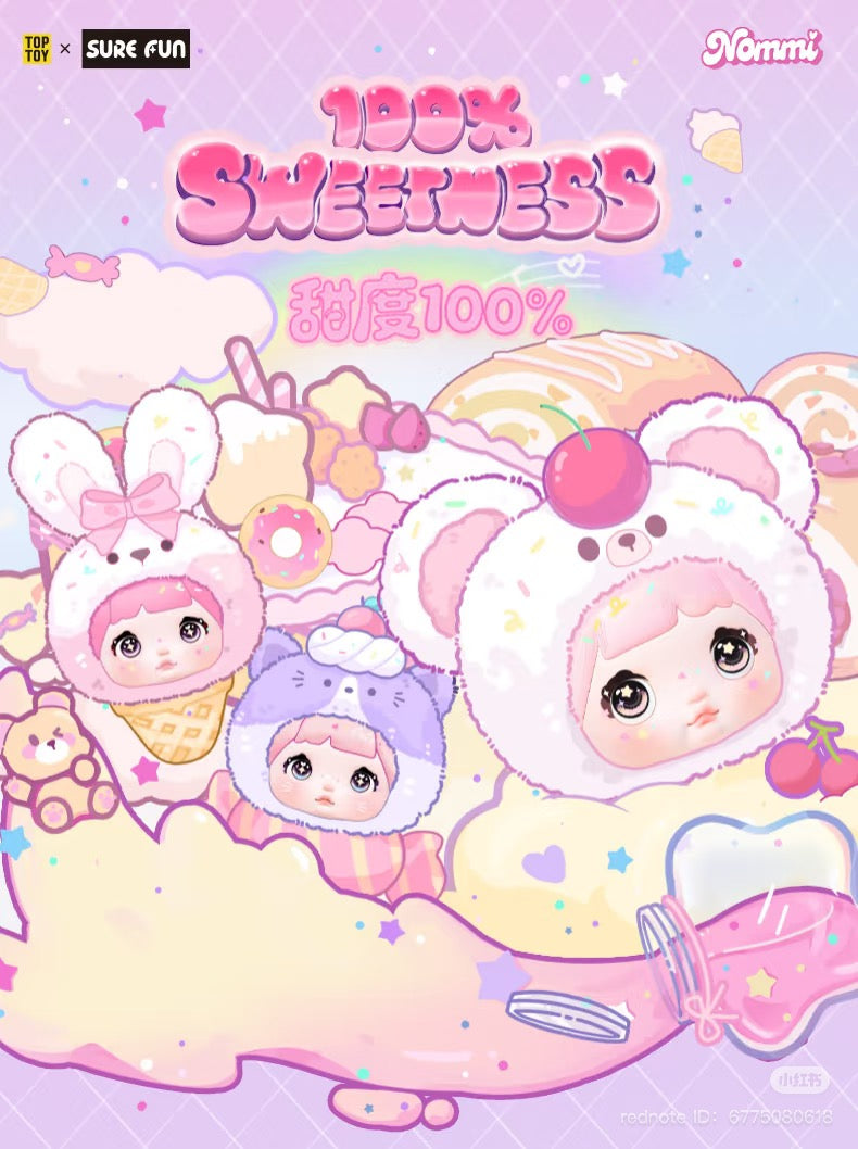 (PTS)Nommi Sweetness 100% Plush Doll Blind Box Series