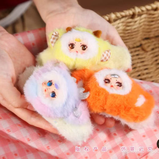 MM Milk Cute Baby Hair Clips Plush Blind Box