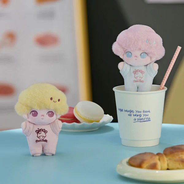 DIMOO Crush on Coffee Series-Soft-faced Plush Keychain Blind Box