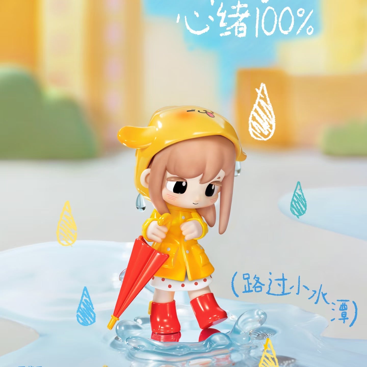 Rolife Yozco 100% Mood Series Figure Blind Box