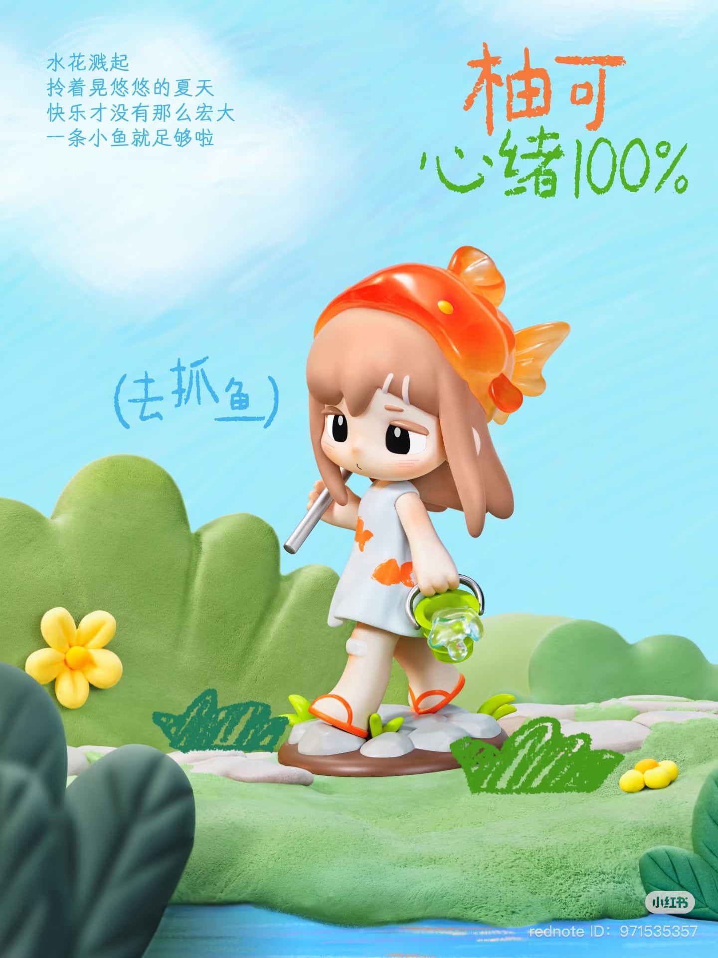 Rolife Yozco 100% Mood Series Figure Blind Box