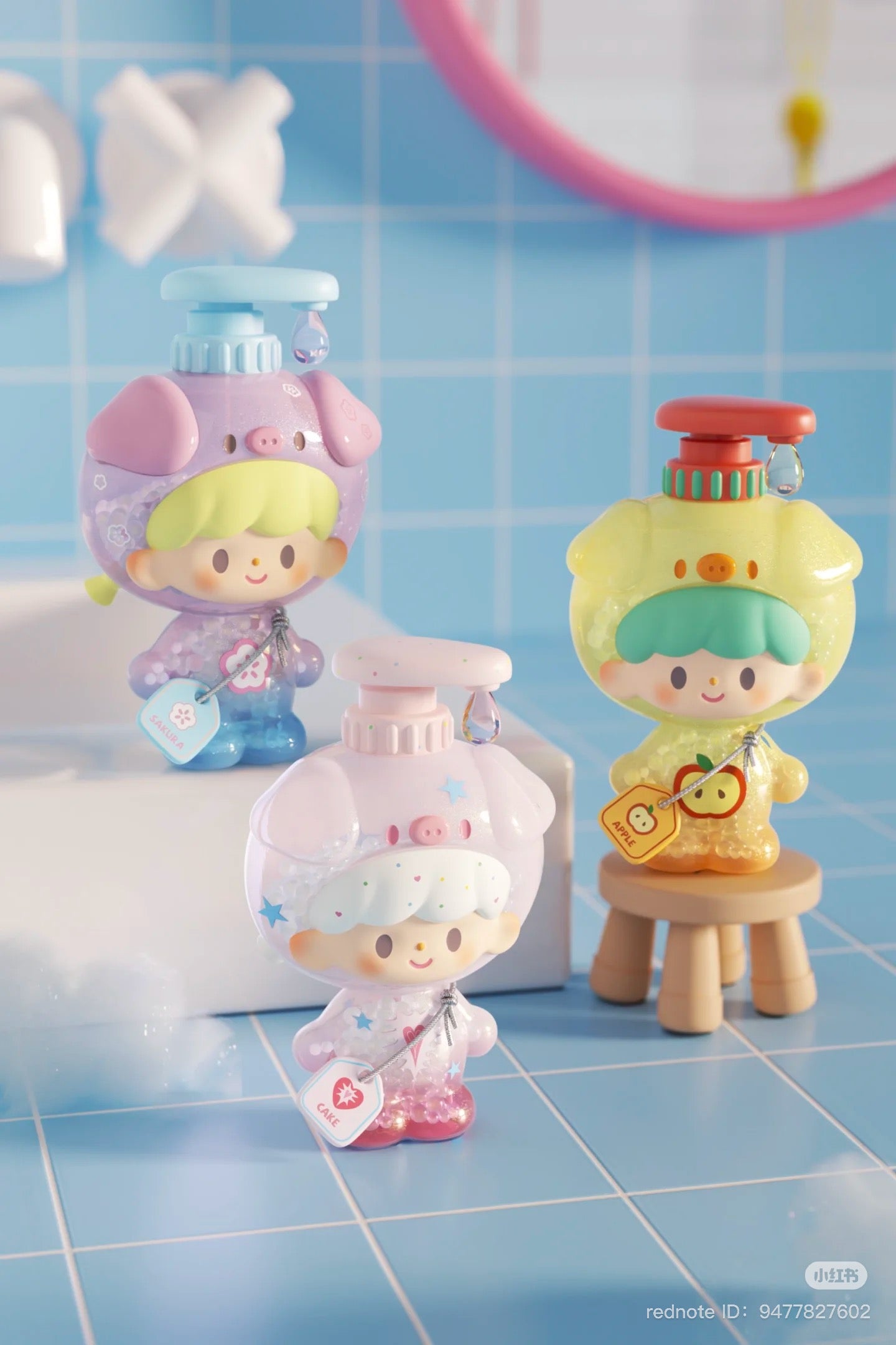 zZoton Bubble Bath Baby Series Surprise Style Rose