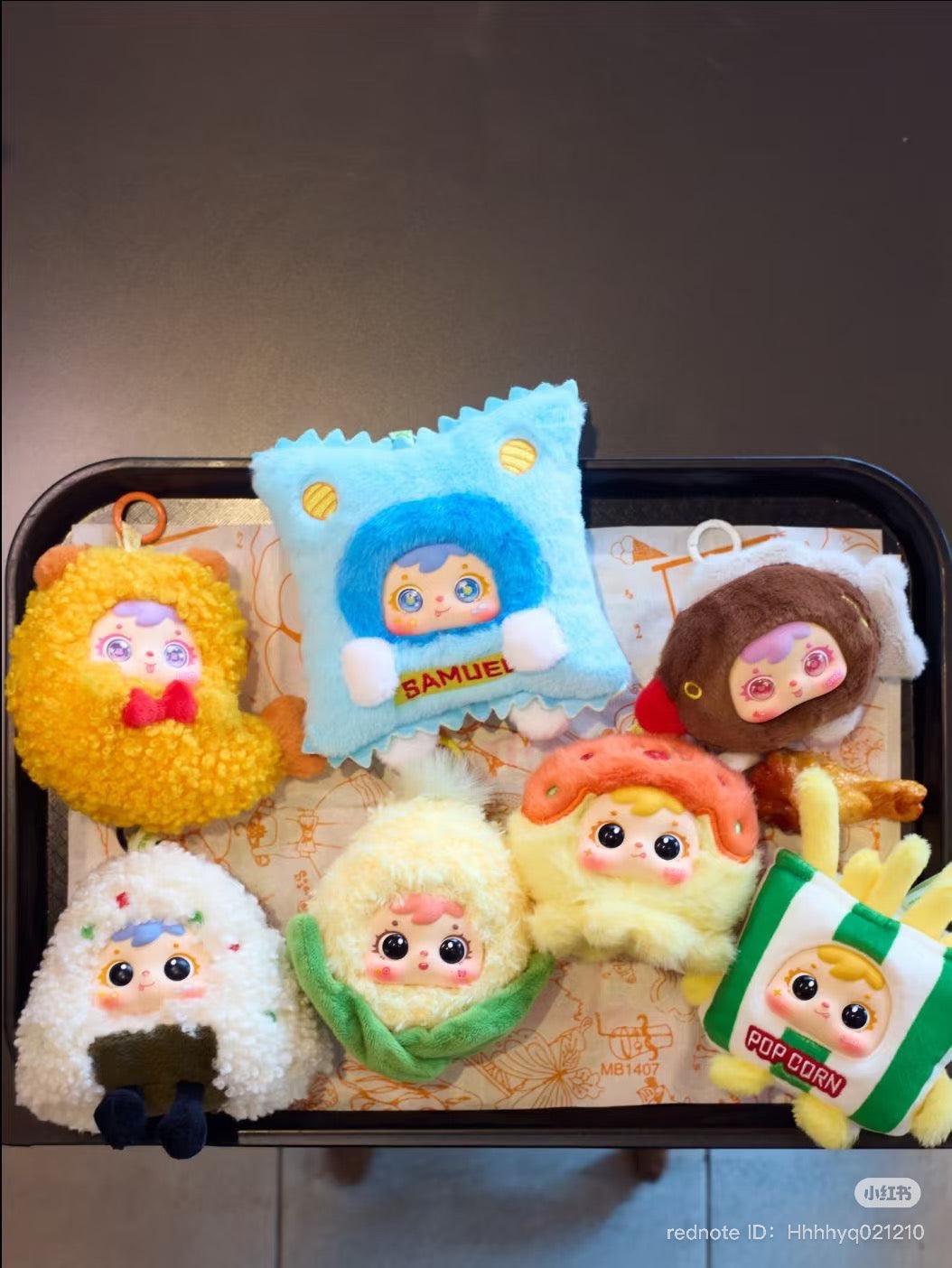 Samuel Tyke Fried Shrimp Plush Blind Box