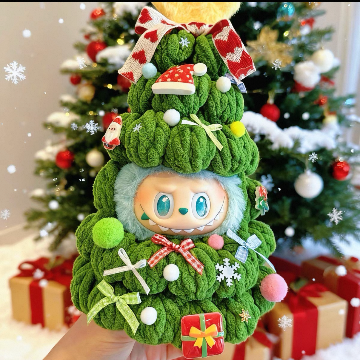 Labubu Outfit Christmas 100%