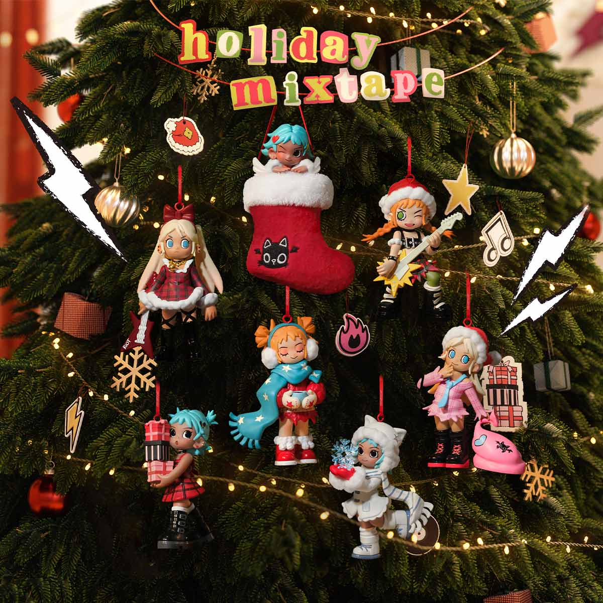 thumbnail image 2 of Lil Peach Riot Holiday Mixtape Blind Box Christmas Figure - Open Box Confirmation, Unopened Bag 2 of 5
