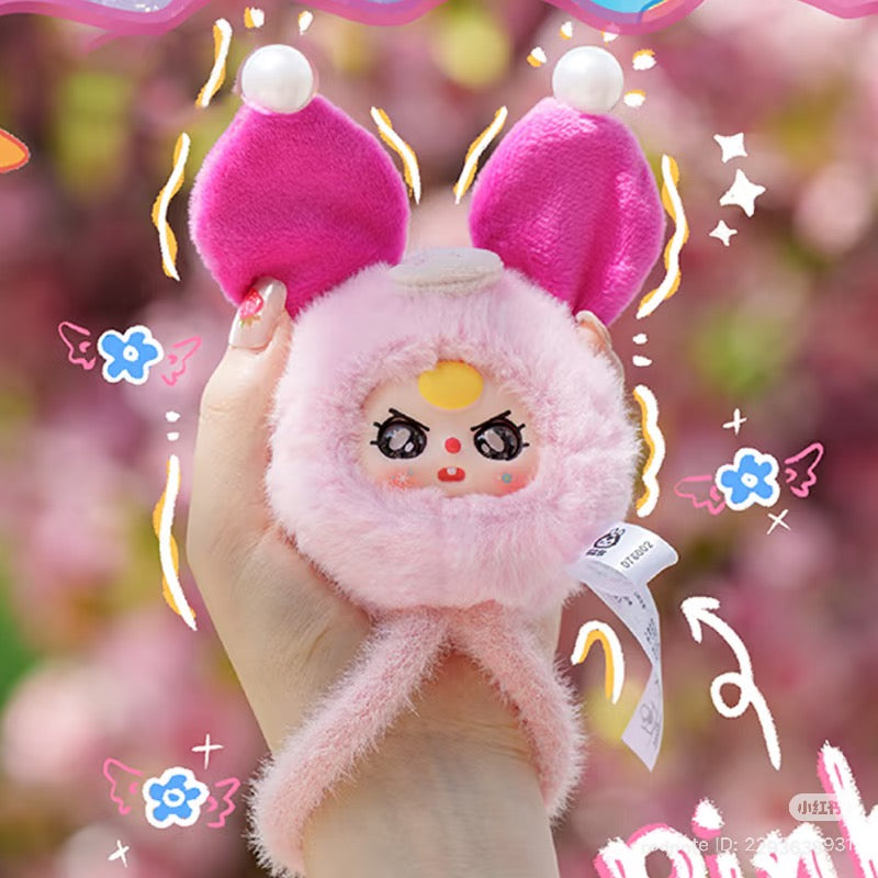 Baby Three Wrist Strap Plush Doll Blind Box