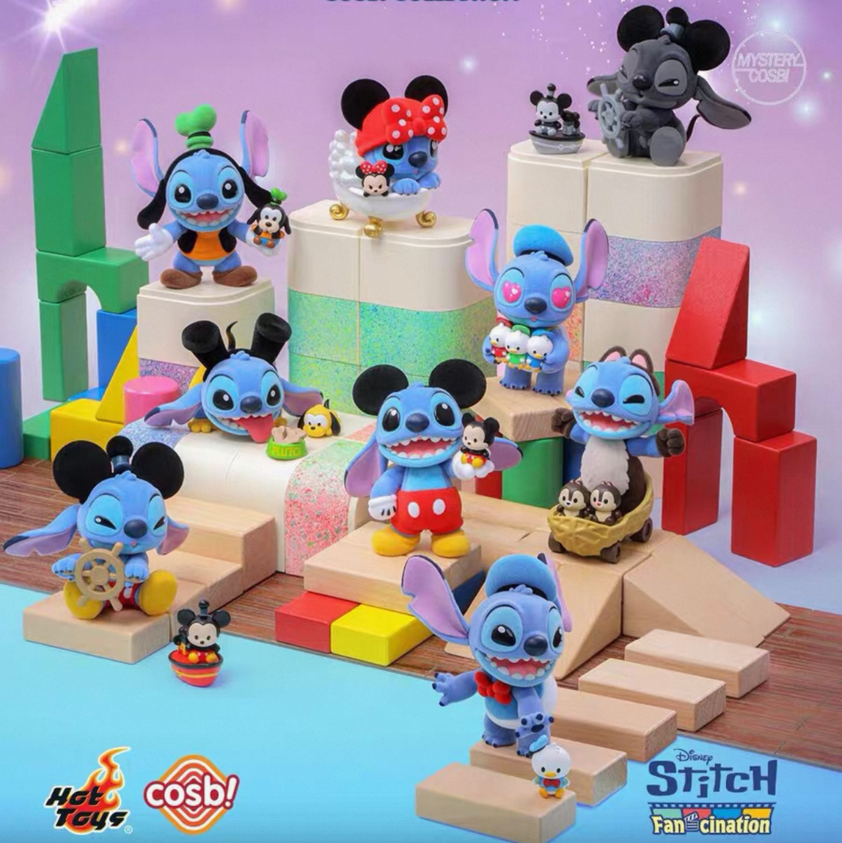 Micky & Friends Stitch Cosbi Collection Blind Box