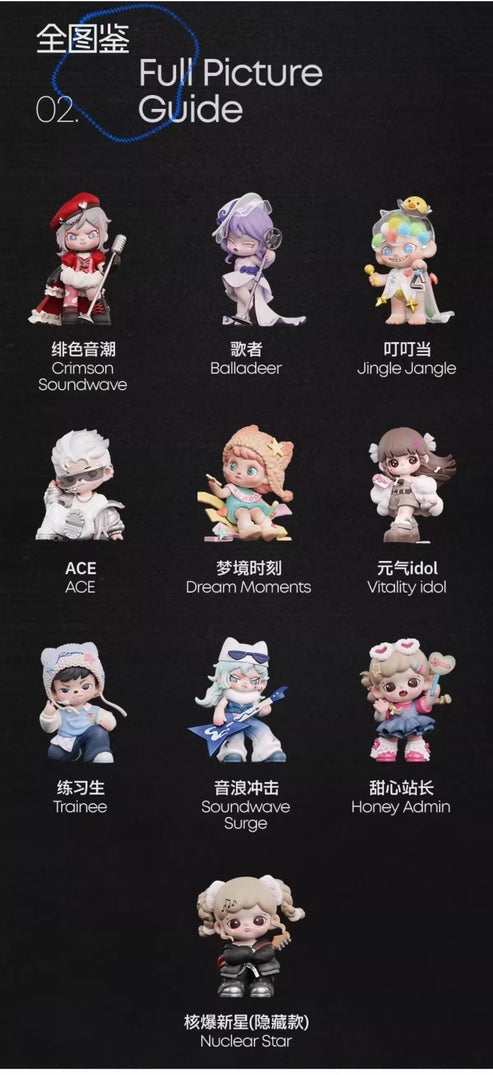 TNTSPACE Acoustic Wave Fission Series Figures Blind Box