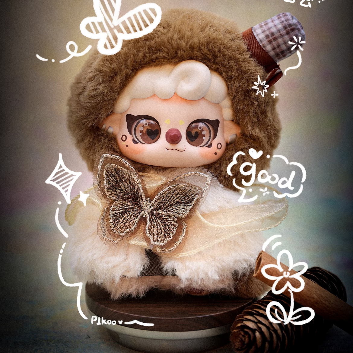 PIKOO PUPU Rock Squad Series Plush Blind Box