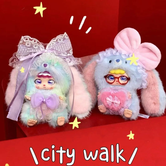 Kebidou Nai Fu Lilttle Rabit 100% Plush Series toy surprise box Dolls