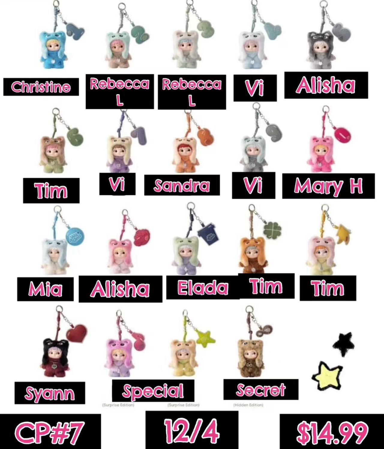 Wakuku On a Roll Plush Series toy surprise box Dolls