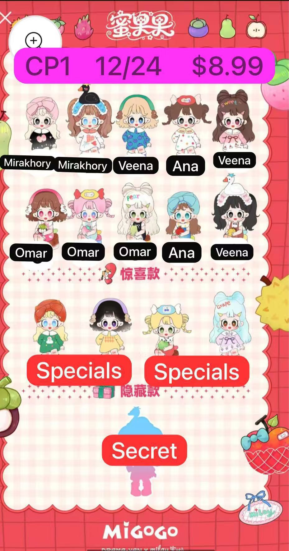 Milay Migogo Series Blind Box