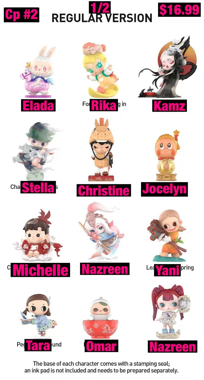 The Golden Gallop Series Figures(color random for blind boxes)