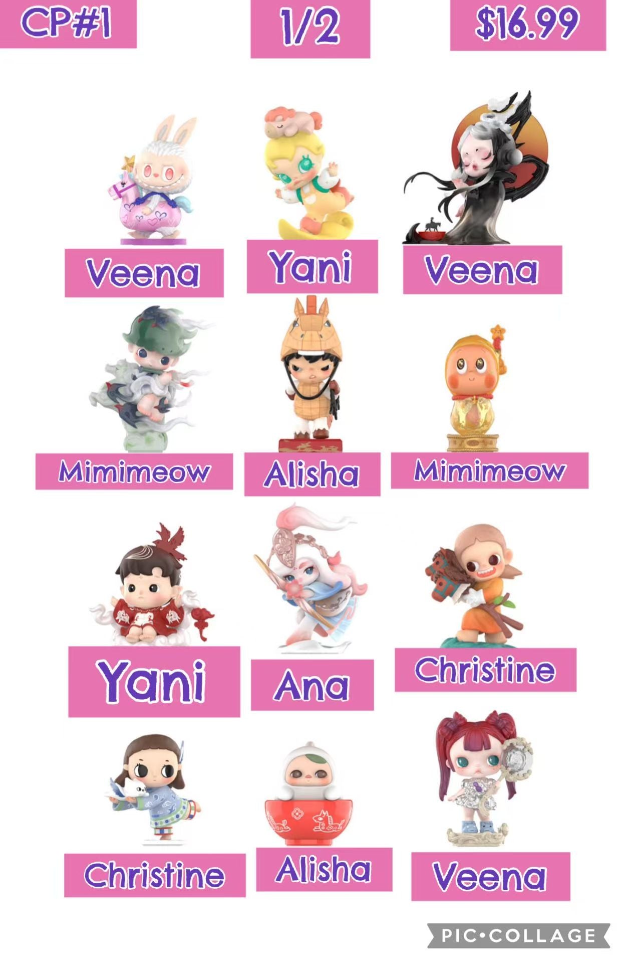 The Golden Gallop Series Figures(color random for blind boxes)