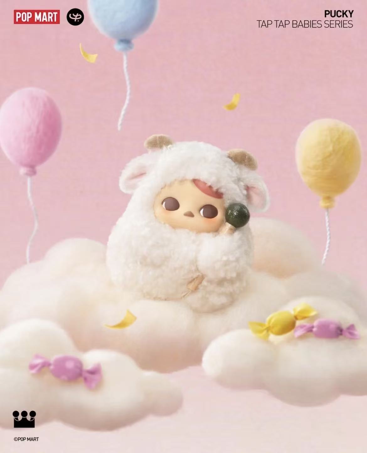 PUCKY Tap Tap Babies Series Vinyl Plush
