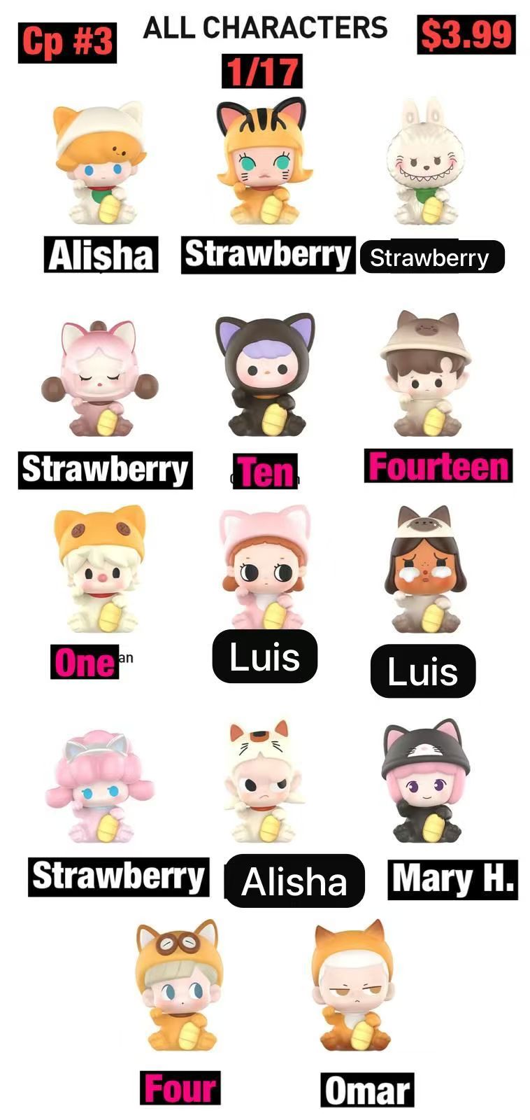 POP BEAN Fortune Cat Collection Mini Bean