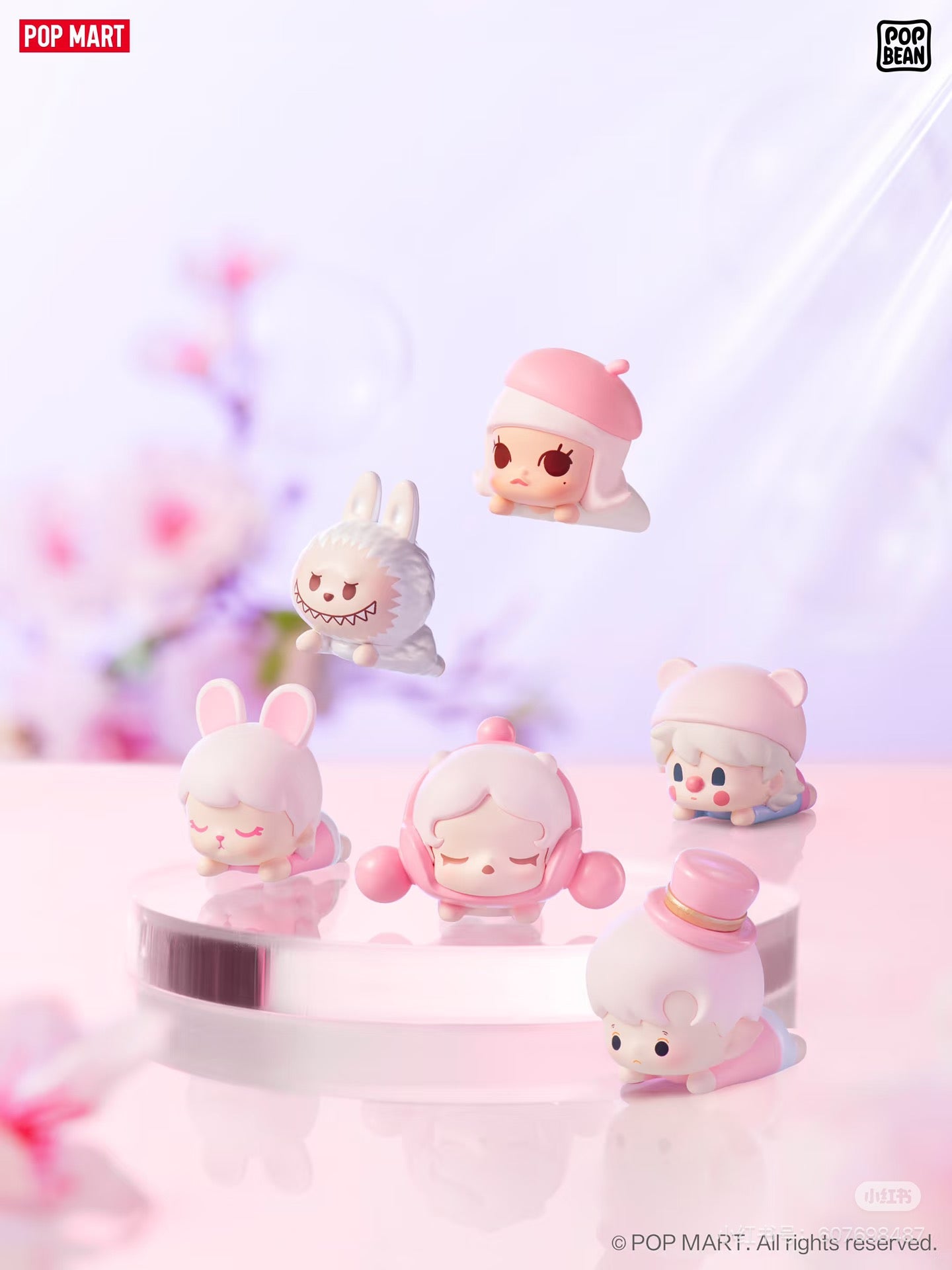 Pop Bean Cherry Blossom Lounging Series Mini Bean