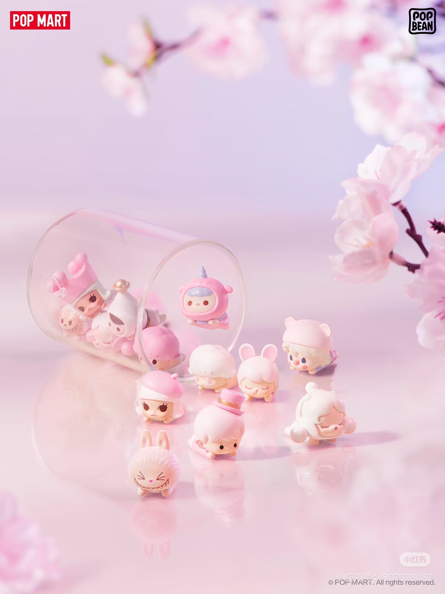 Pop Bean Cherry Blossom Lounging Series Mini Bean