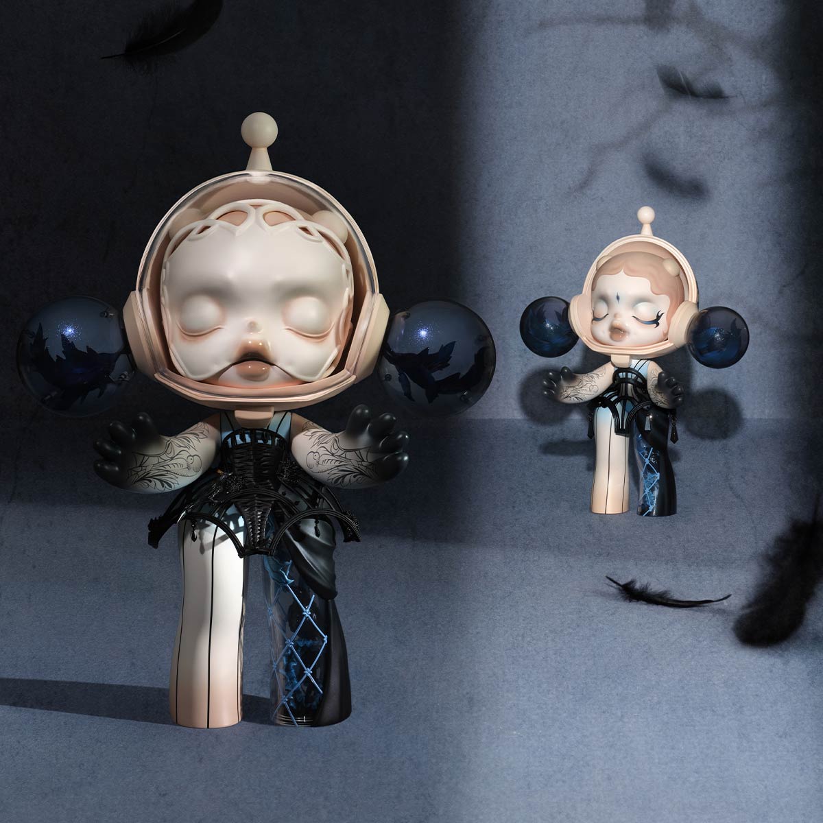 (Pre-Order) MEGA α SKULLPANDA 400% Guo Pei-Alternate Universe