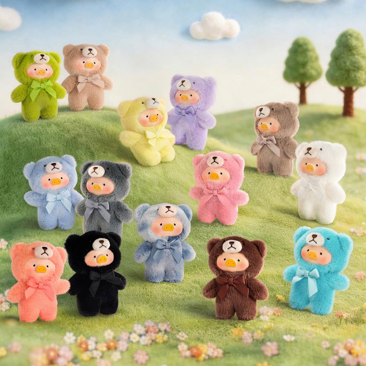 （Preorder-arrival on March 25th.)Lulu Pig Nature Whisper Plush Blind Box